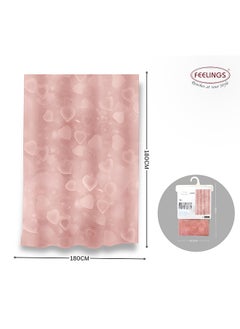 Feelings Bath Shower Curtain 3D Pink Hearts 180X180Cm - pzsku/ZB6314407F0EEFD0266C6Z/45/_/1714733930/25fa5c5a-e9c4-4c18-a16d-c946297891e4