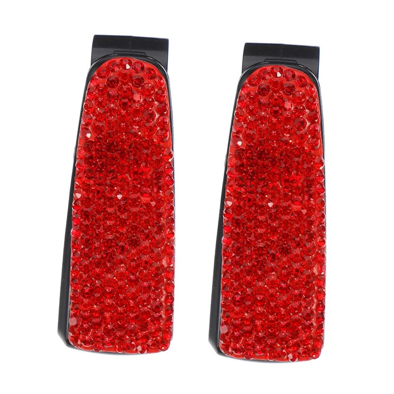 Elegant Rhinestone Car Visor Sunglass Holder Clip For Auto Eyewear - Image 2