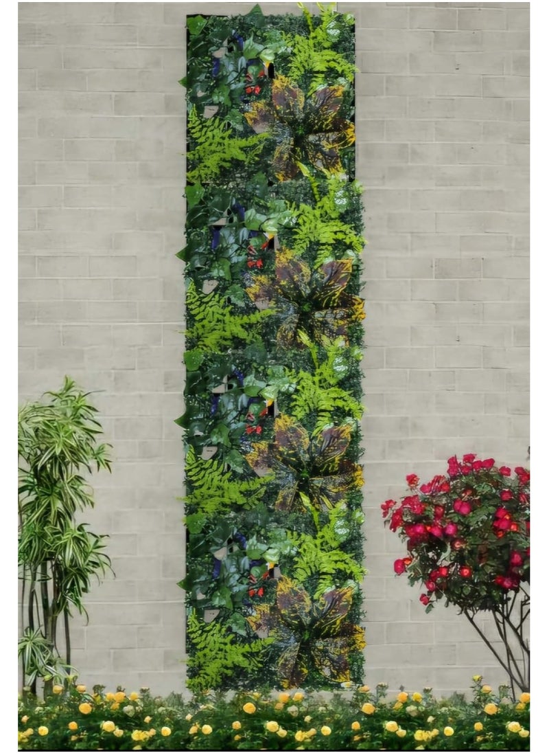 LINGWEI Artificial Wall Grass Panels Multicolour 100x50cm  - Image 3