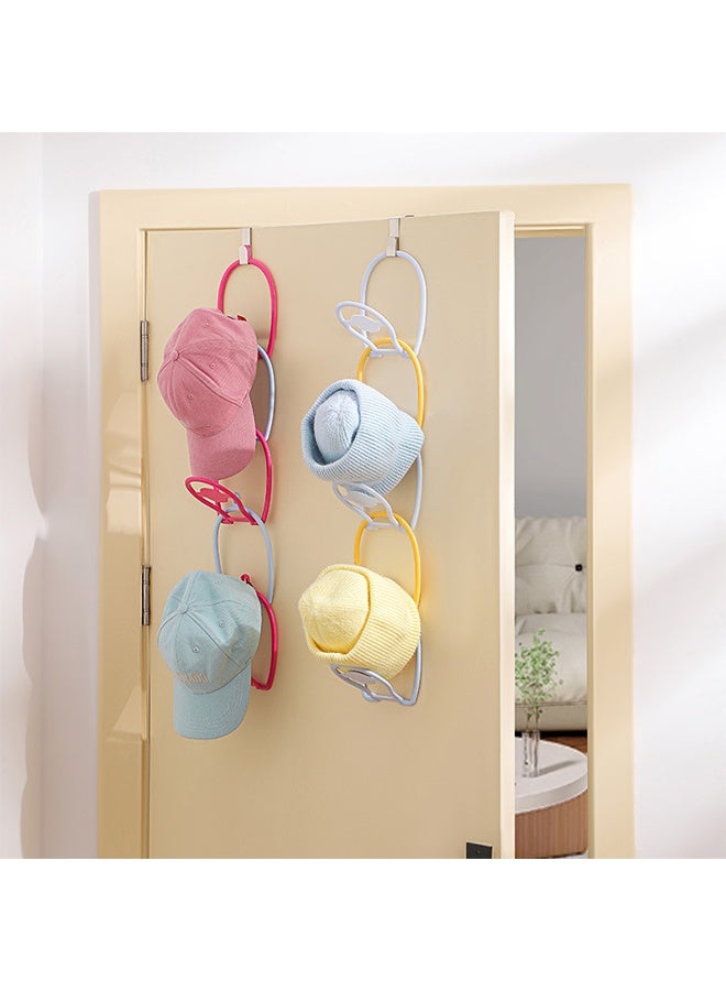 6 Packs Hat Hangers for Closet, Premium Hat Organizer for Baseball Caps, Cap Rack for Organizers and Storage, Space Saving Hangers Holder Usable for Belt, Scarf, Tie, Bra, Purse - Image 3