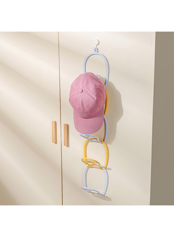 6 Packs Hat Hangers for Closet, Premium Hat Organizer for Baseball Caps, Cap Rack for Organizers and Storage, Space Saving Hangers Holder Usable for Belt, Scarf, Tie, Bra, Purse - Image 5