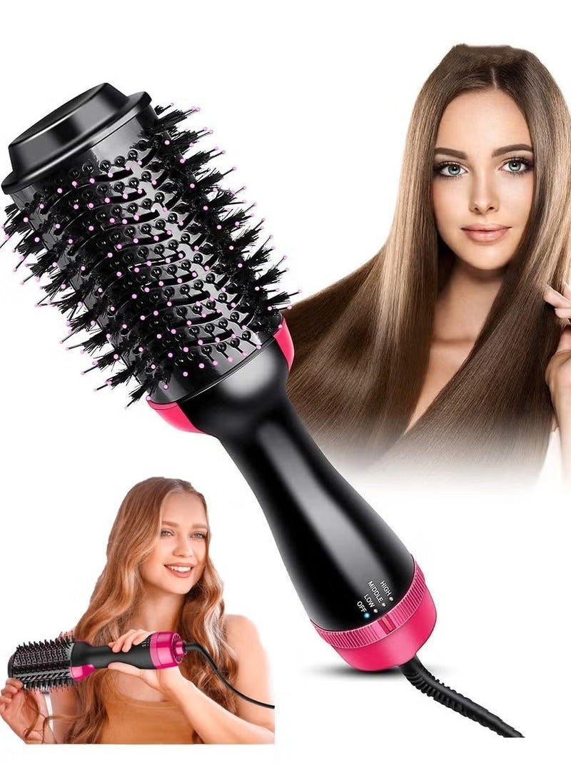 ACHAS Hair Dryer Brush Blow Dryer Brush in One 4 in 1 Styling Tools Hair Dryer and Styler Volumizer, Hot Air Brush for Drying, Straightening, Curling - Image 1