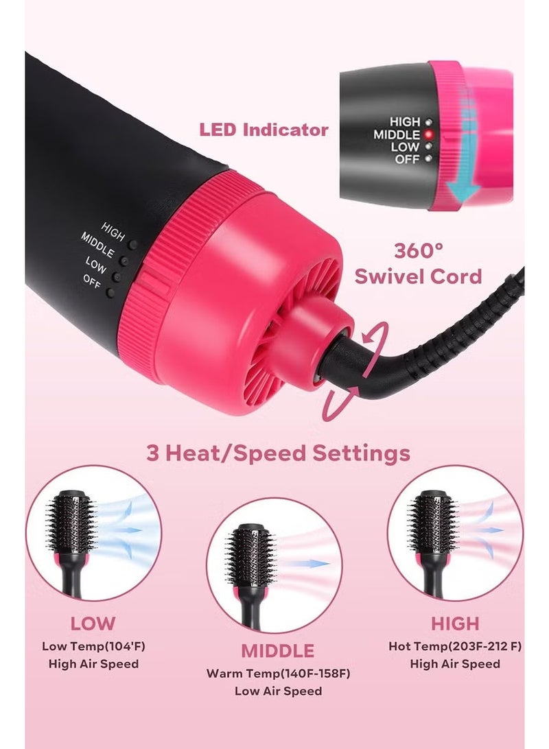 ACHAS Hair Dryer Brush Blow Dryer Brush in One 4 in 1 Styling Tools Hair Dryer and Styler Volumizer, Hot Air Brush for Drying, Straightening, Curling - Image 3