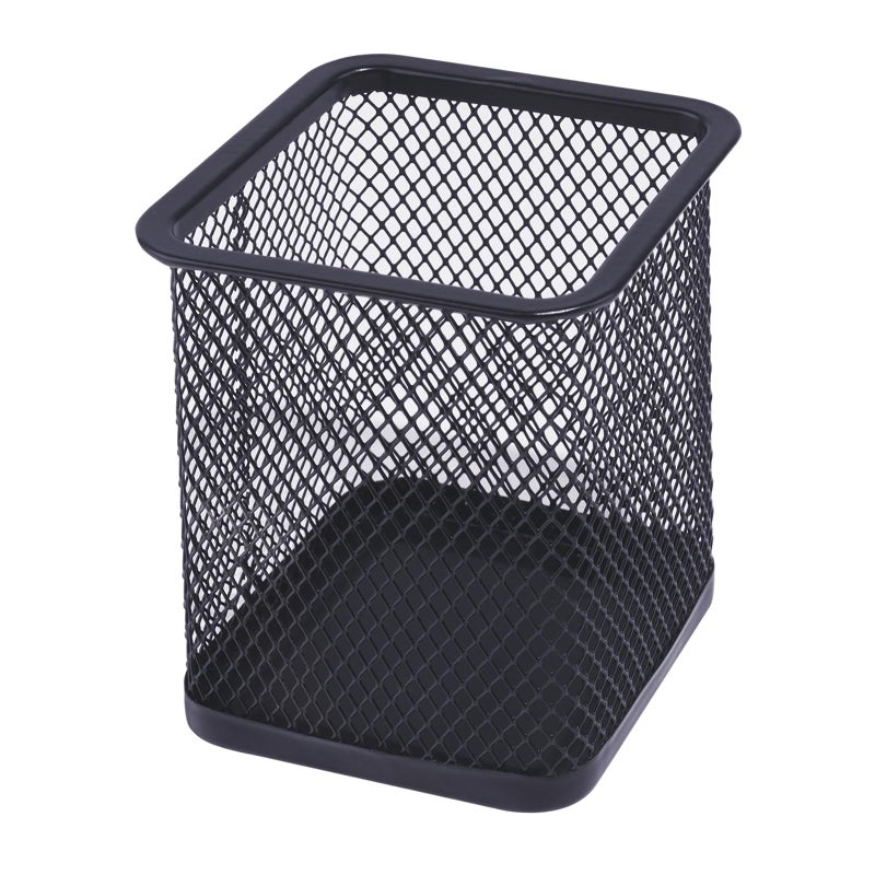 HSYMQ Pen Holder for Desk, Wire Mesh Pencil Cup Holder for Desk Organizer for Office Supplies - Image 1