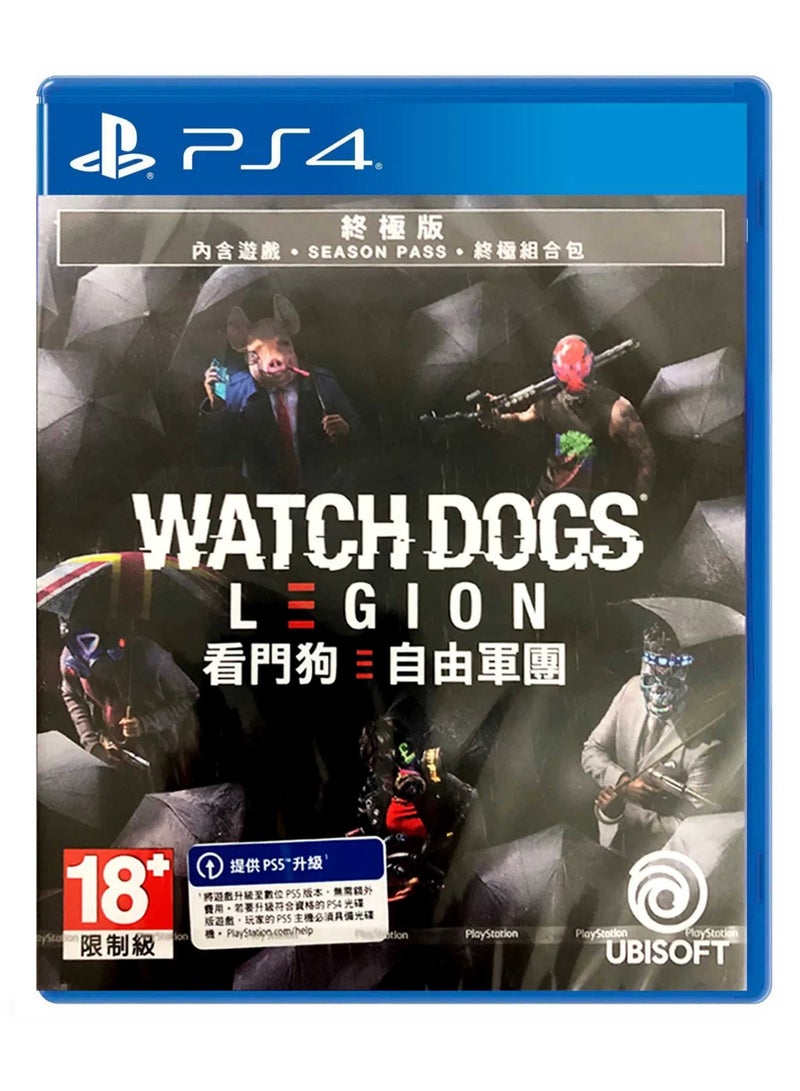 PlayStation Watch Dogs: Legion Ultimate Edition - PS4 - Open World Hacker Action Game - Image 1