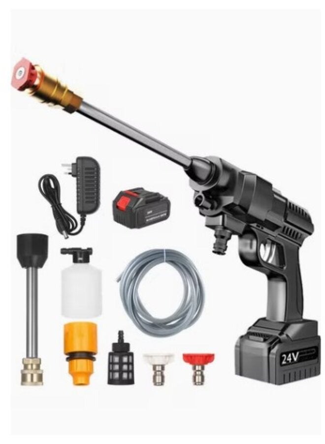 Loquat 200W Cordless Electric High Pressure Washer  24V Multicolour 9meter - Image 1