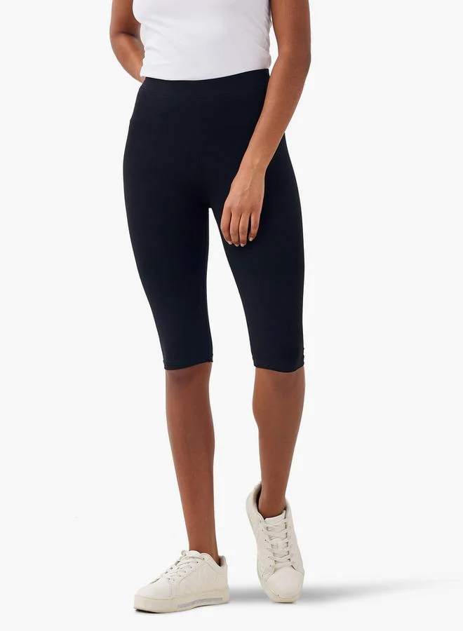 Splash FAV Set of 2   Knee Length Flexi Waist Leggings