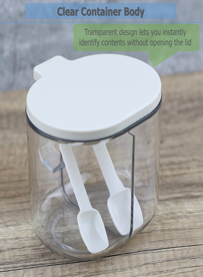 EIKS 2 Pack Condiment Box for Storing & Serving Salt Spice Pepper Sugar Seasoning at Home Kitchen Coffee Restaurant - Image 5