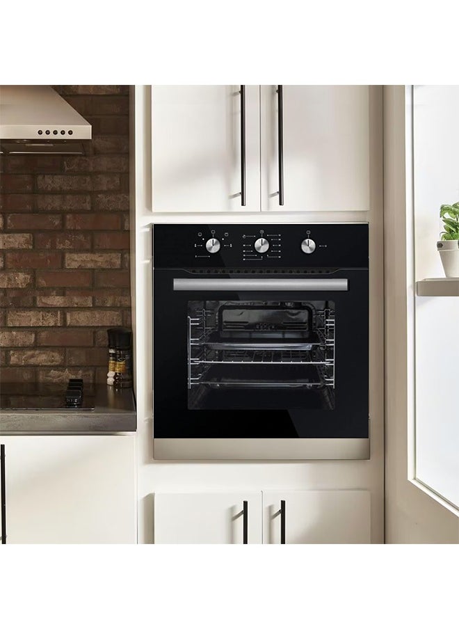 كومتيل فرن بلت ان كهرباء - 60سم - 8 وظائف - اسود - A68-SF3-MT-BLACK  - Image 2