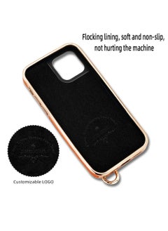 Luxury Leather Hand Strap Card Slot Case Compatible with iPhone 14 Pro Max 6.7 inch with Shockproof Kickstand Lanyard Cover Blue/Gold - pzsku/ZB631D72C44AEFCB49D8CZ/45/_/1676341840/59e4d69d-2b60-49e2-9950-e77b1a8ea833