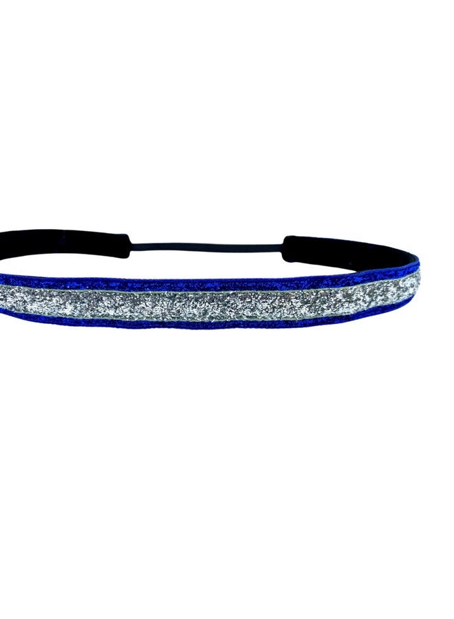 Lions headband. Nonslip sports headband. 5/8" width. Handmade in the USA.