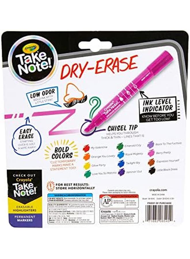 Crayola Take Note Colored Dry Erase Markers 12 Count - Image 2