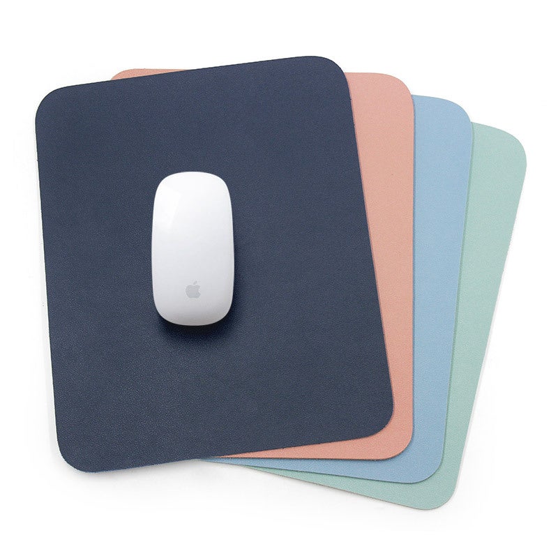 PU Leather Mouse Pad, Double-sided, Small Desk Mat - Image 5