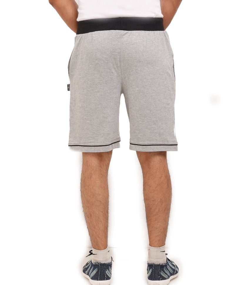 VEGO. Men's Bermuda Shorts (HS-888-GREY-BLACK-38_Grey_38) XXL - Image 2