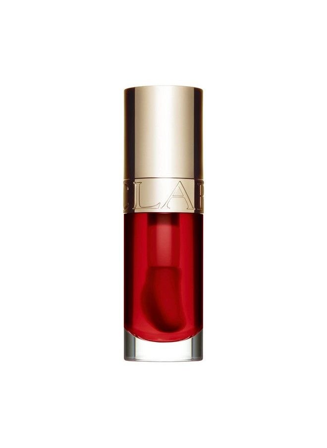 CLARINS زيت راحة الشفاه؛ يهدئ ويرطب ويحمي الشفاه؛ لمسة نهائية لامعة للغاية؛ يملأ الشفاه بشكل واضح؛ 93% من المكونات الطبيعية؛ زيت الورد البري العضوي الغني بأوميجا 6 وأوميجا 3  - Image 1