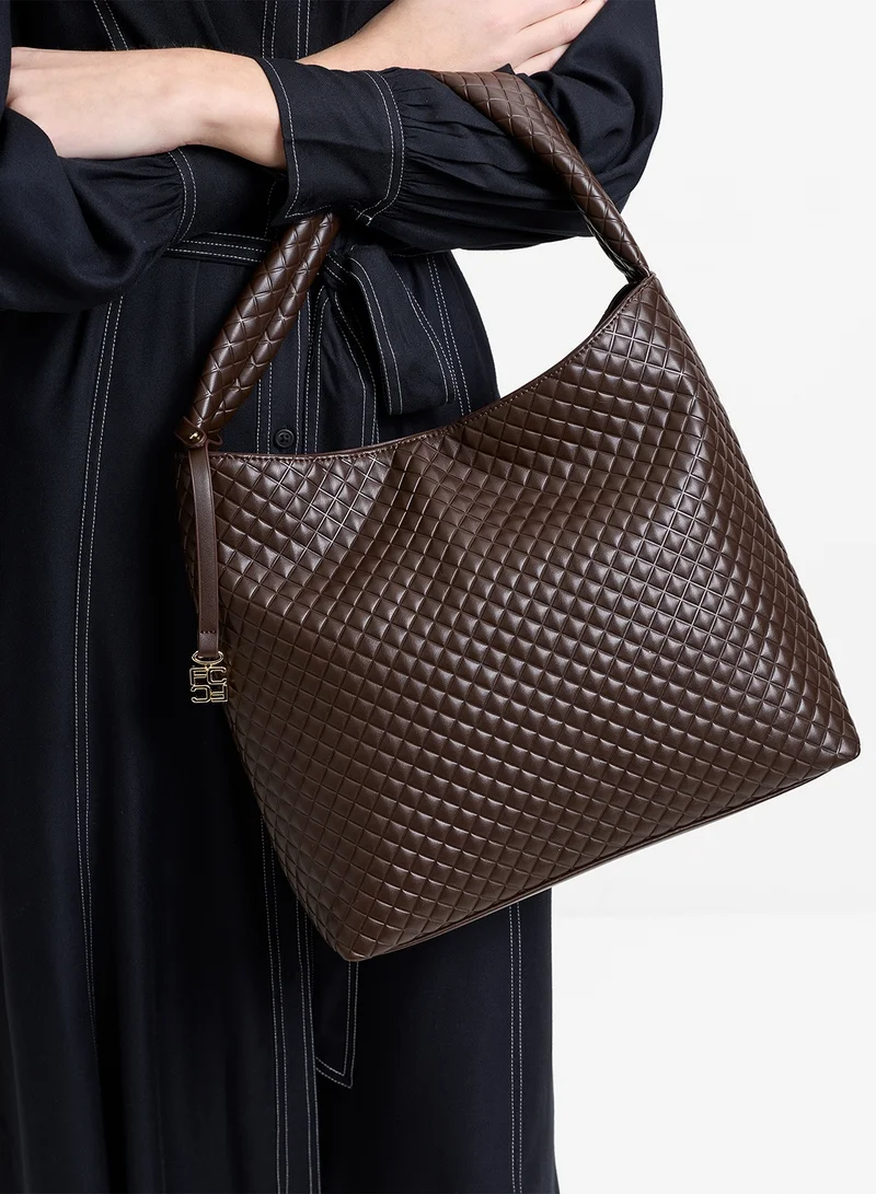 فرنش كونكشن Women Brown Iris Shoulder Bag
