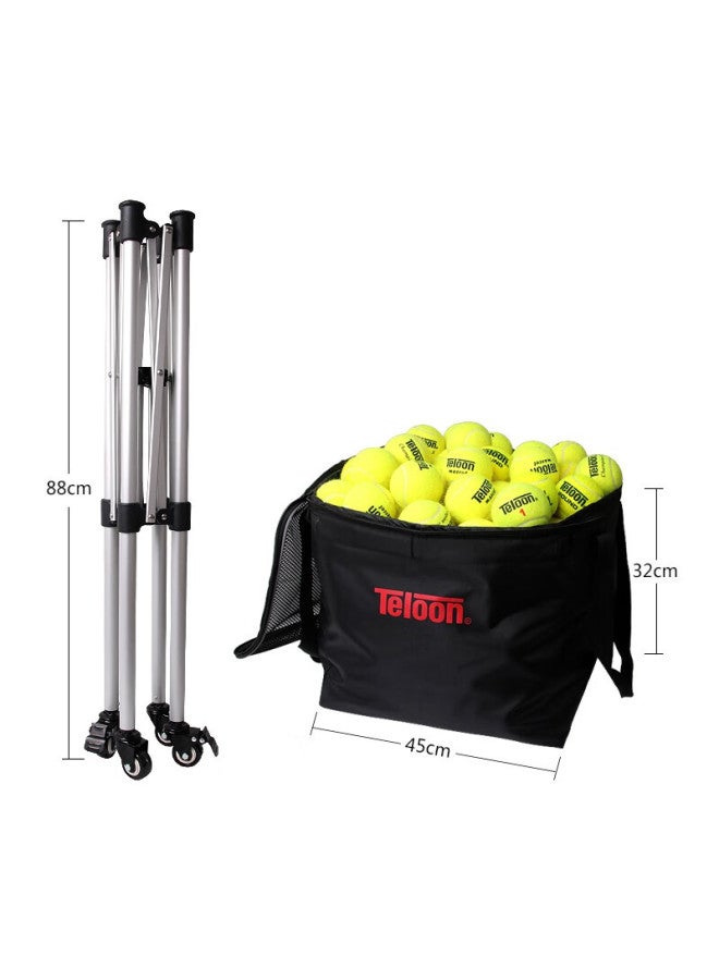 Teloon Tennis Ball Retriever Folding Cart With Wheels, Table Tennis Ball Collector T113-180 - Image 3