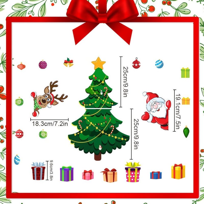 Christmas Magent Stickers for Fridge Car Garage CT131 Santa Snowman Reindeer Decor - Image 3