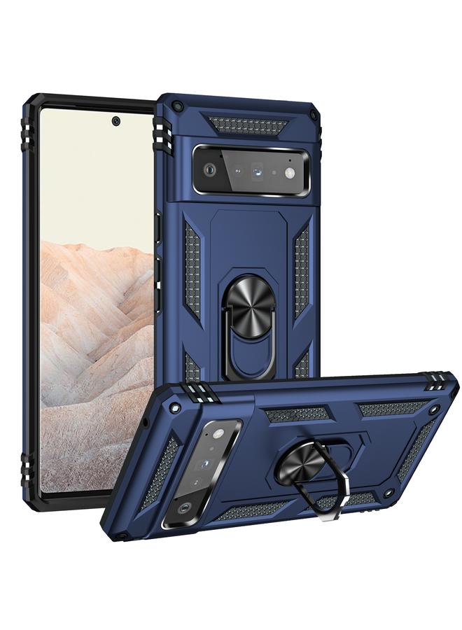 S-TOP Case For Google Pixel 6 Pro Shockproof TPU + PC Protective Case with 360 Degree Rotating Holder - Image 1