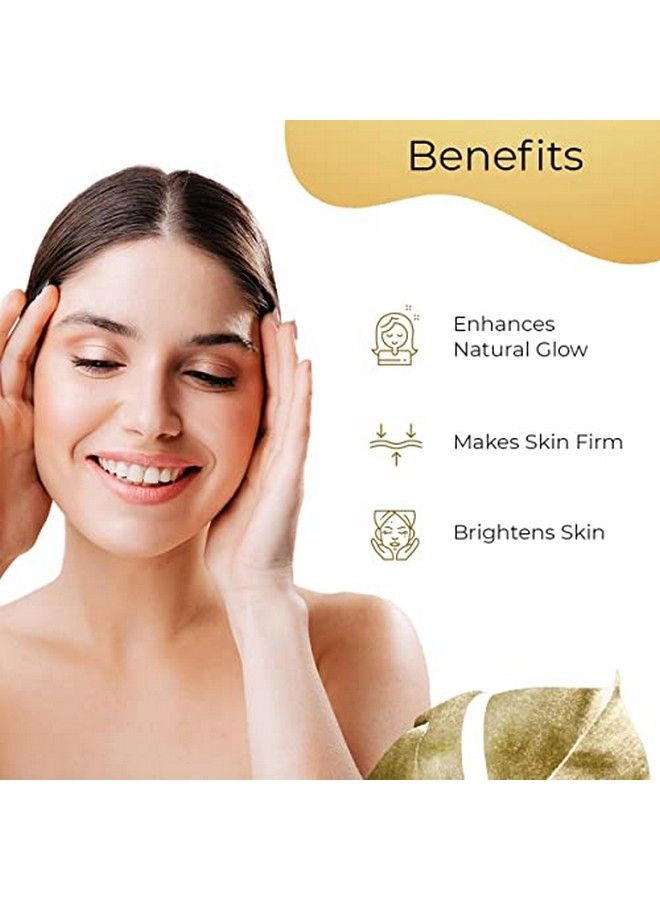 PILGRIM 24K Gold Facial Kit ; Dewy Glass Skin Finish ; Facial Kit For Radiant Look ; 24K Gold Face Mask Pack 50Gm ; 24K Gold Serum 20Ml ; Korean Skin Care ; For Women & Men ; Free Jute Bag  - Image 5