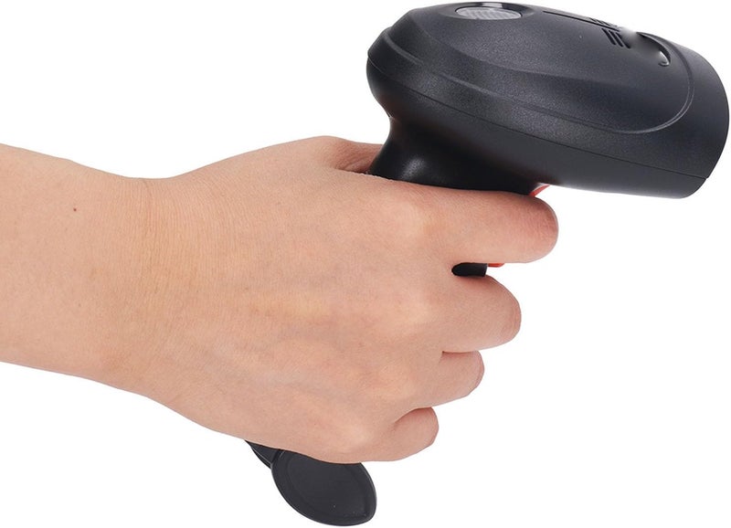 for Retail Pharmacy and Hospital Environments - Portable Scanning Device - Handheld Barcode Scanner with Bluetooth and 2.4G Wireless Connectivity & 5 mil Accuracy Red Light - Image 3
