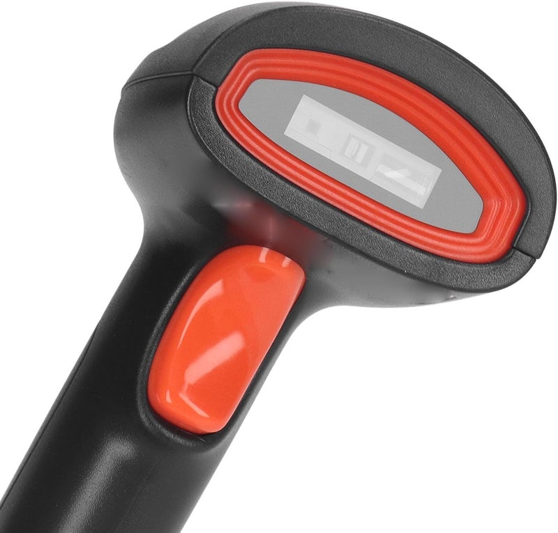 for Retail Pharmacy and Hospital Environments - Portable Scanning Device - Handheld Barcode Scanner with Bluetooth and 2.4G Wireless Connectivity & 5 mil Accuracy Red Light - Image 4