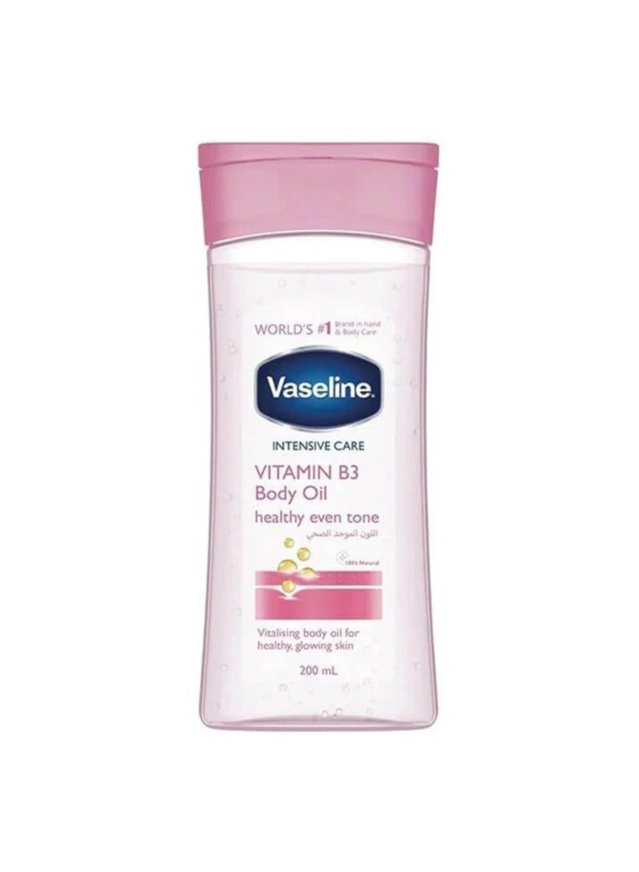 زيت الجسم للعناية المركزة بفيتامين ب3 صحي وموحد اللون 200مل.