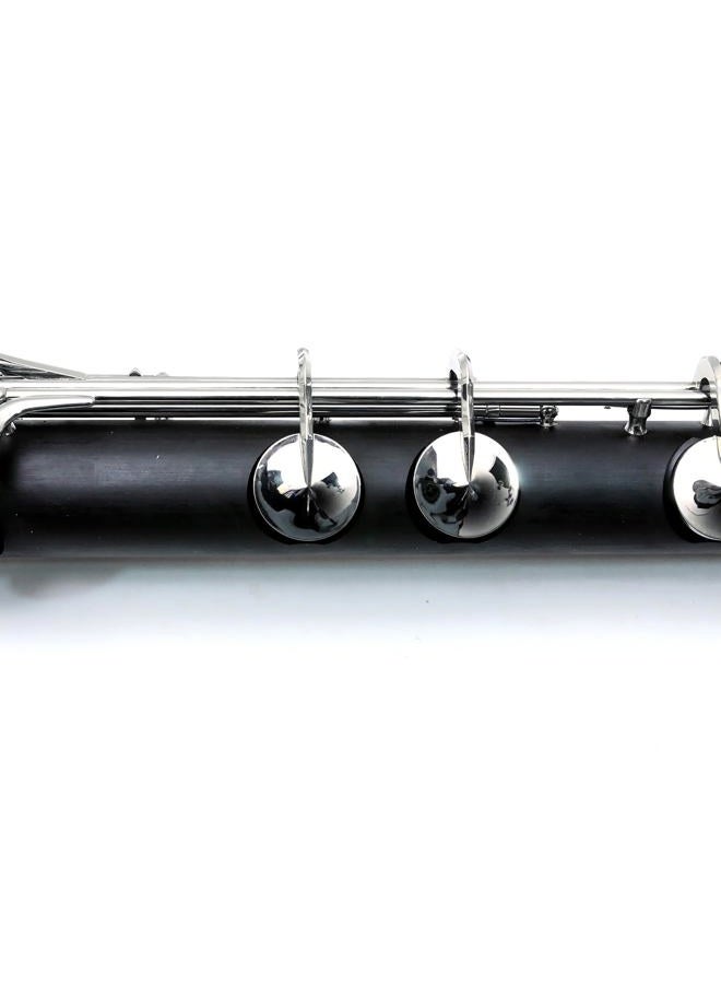 YoungMonic Professional Bass Clarinet Low C Bb Key Clarinet with Case Nickel Plated keys Advance Easy blowing (Low C) - Image 5
