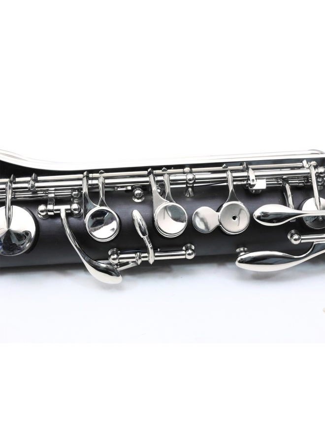 YoungMonic Professional Bass Clarinet Low C Bb Key Clarinet with Case Nickel Plated keys Advance Easy blowing (Low C) - Image 4