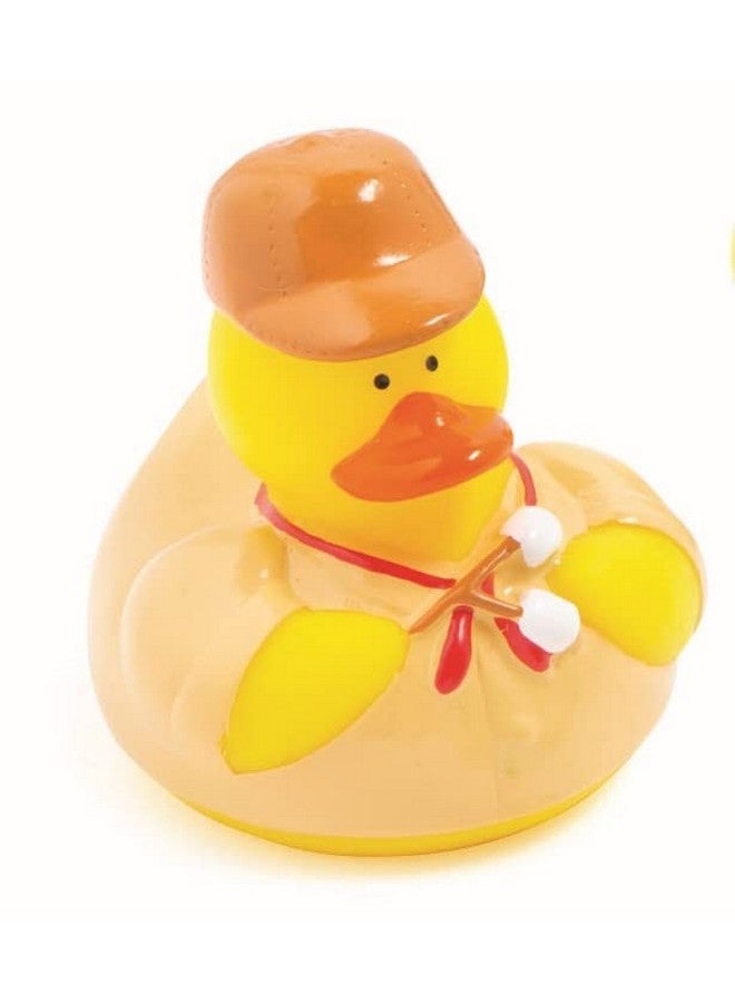 Fun Express Rubber Duckies for Camping & Parties - Cute Rubber Ducks for Girl Scout & Boy Scout Camps Summer Trips & Camp-Themed Birthday Parties - Perfect for Vacation Bible School Decor - 12 Pieces - Image 4