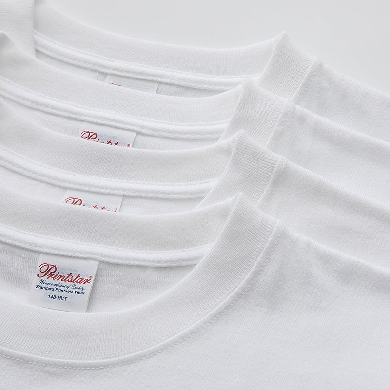 Printstar/product up to heavy T-shirt 250g 0148 Japanese cotton lovers short sleeve two needle T-shirt AF - Image 3