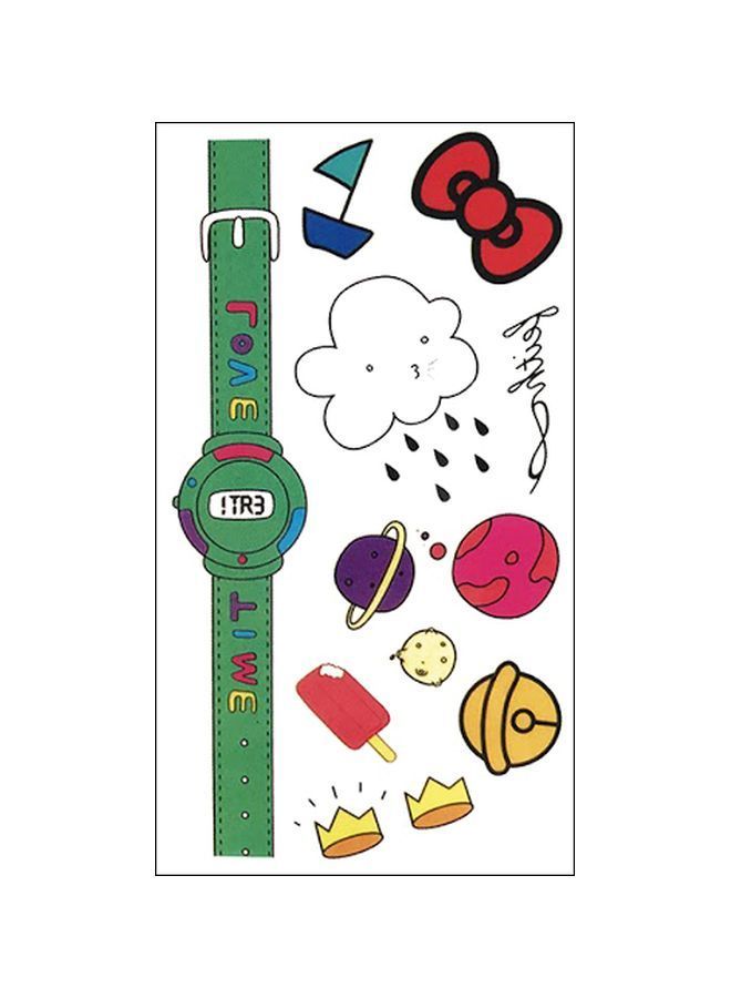 NIBEMINENT Temporary Tattoo Sticker Multicolour