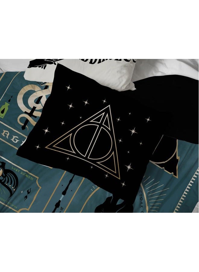 Jay Franco Kids Comforter Set Includes Sheets and Pillow Covers - Soft and Cozy Bed Set for Stylish Room Decor, Blue - Harry Potter, 7 Piece Full Size Bedding - Image 5