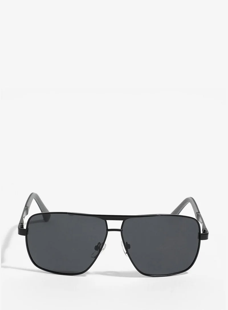 Haute Sauce Polarized Full Rim Aviator Sunglasses For Women