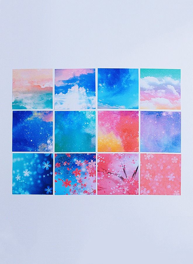 WooFree Double Sided Origami Paper 360 sheets with 12 Different Designs - Image 4