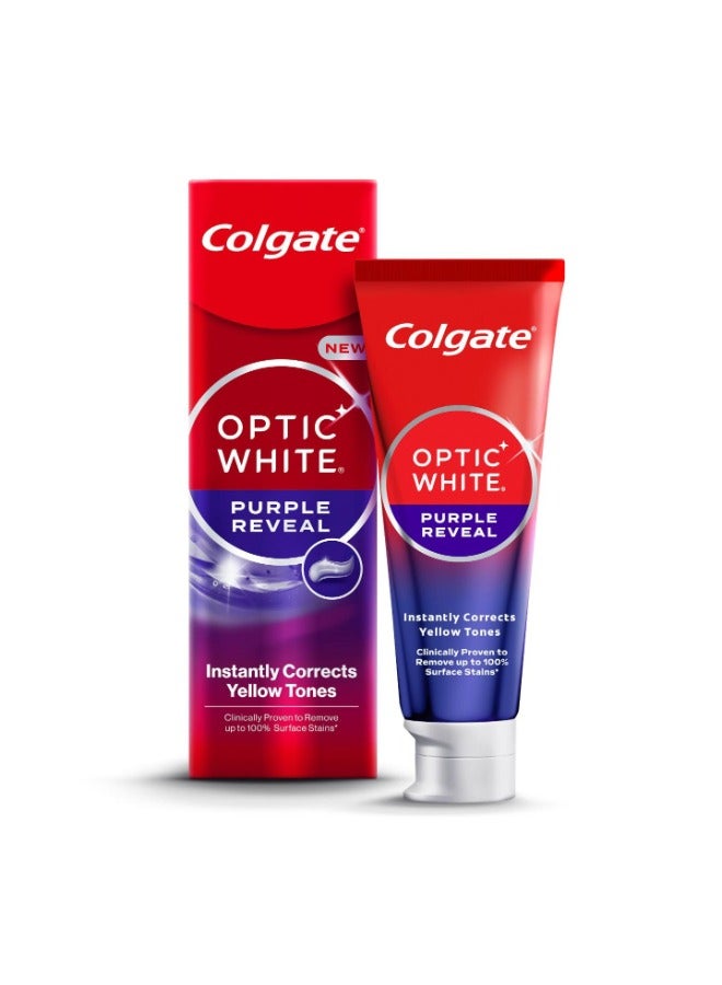 معجون أسنان أوبتيك وايت بنفسجي للكشف عن التبييض 75 مل