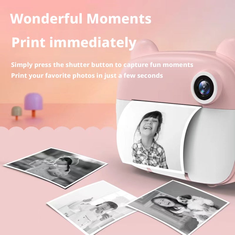 Kids Camera Toy Dual Lens Portable Instant Print for Children - Image 3