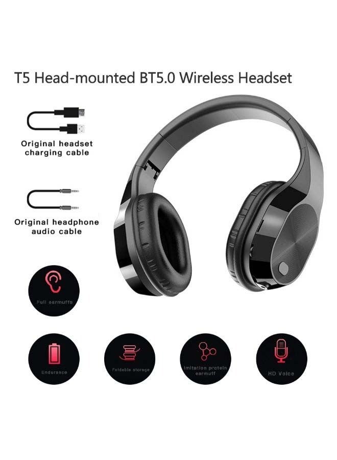 Bluetooth Over-Ear Headphones With Mic
