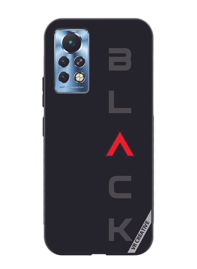 VR CREATIVE غطاء حماية لهاتف إنفينكس نوت 11 برو بتصميم أسود متعدد الألوان - Image 1