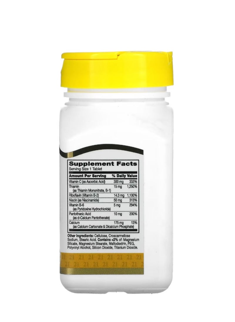 21st CENTURY B-Complex Plus Vitamin C 100 Tablets  - Image 2