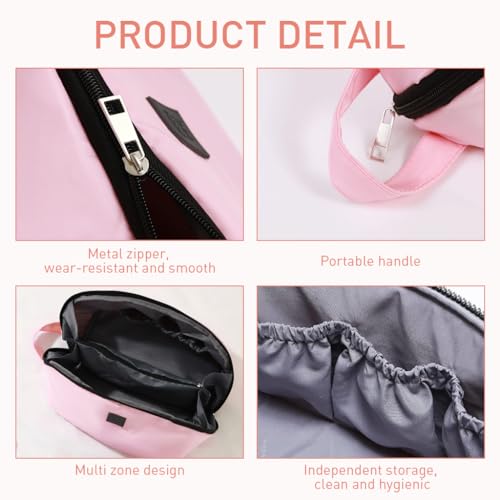 MAYCREATE® Bra Underwear Travel Organizer Pouch, Bra Organizer Bag, Lingerie Organizer for Women, Undergarments Organizer for Travel, Portable Storage Bag for Clothing, Socks (Multi Compartment) - Image 5