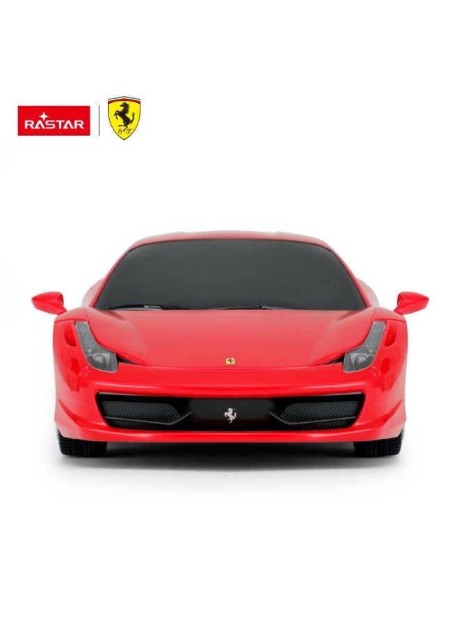 Rastar 1:18 Scale Ferrari 458 Italia Remote Control Car, Officially Licensed Ferrari RC Toy Car for Kids - Image 2