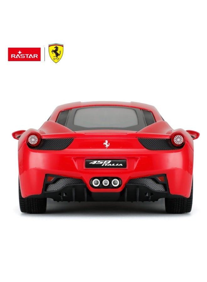 Rastar 1:18 Scale Ferrari 458 Italia Remote Control Car, Officially Licensed Ferrari RC Toy Car for Kids - Image 3