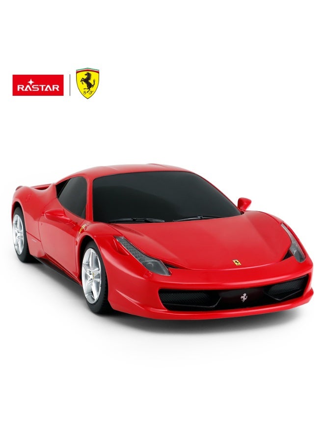 Rastar 1:18 Scale Ferrari 458 Italia Remote Control Car, Officially Licensed Ferrari RC Toy Car for Kids - Image 1