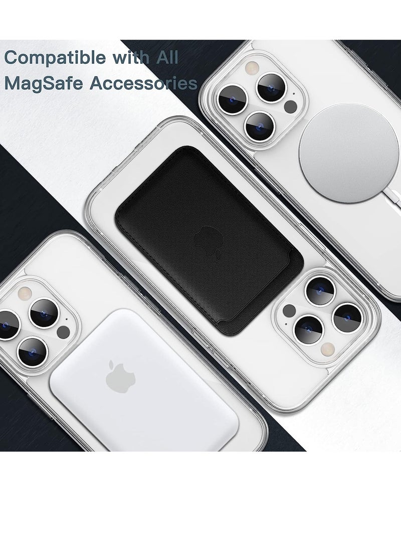 Jetech Magnetic Case for Iphone 13 Pro 6.1 Inch Compatible With Magsafe Wireless Charging Shockproof Phone Bumper Cover Anti Scratch Clear Back Clear - Image 4