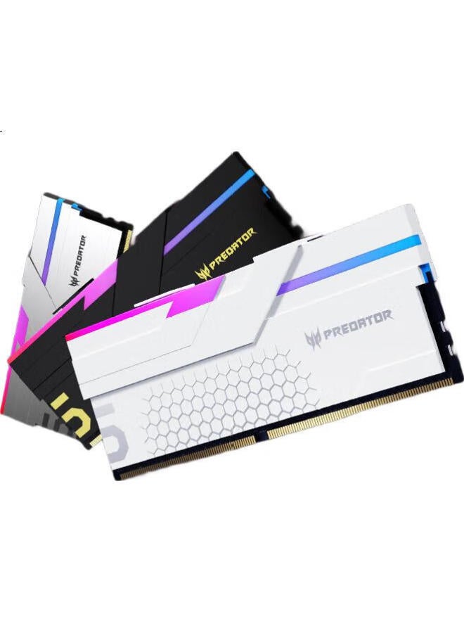 Predator Acer Predator 32Gb (16Gb×2) Kit Ddr5 6000Mhz Desktop Memory Module Hermes Ice Blade Series Rgb Light Bar (C28) Stone Black Ai Computer Accessory - Image 3