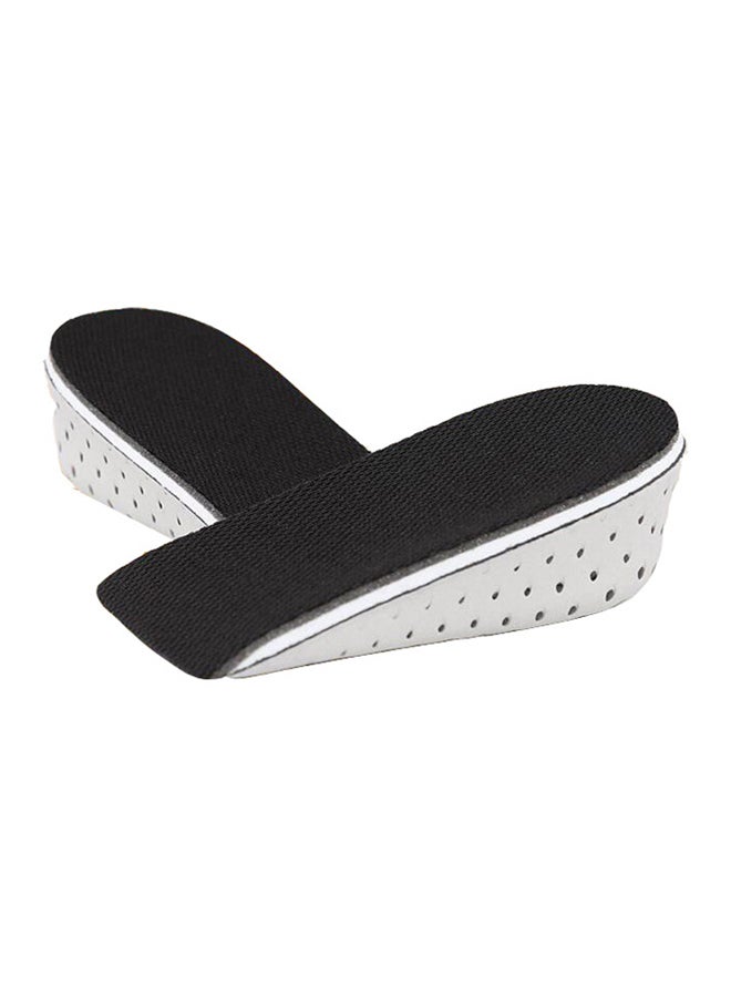 أوتاد زوج وسادات مبطنة لنصف النعل الداخلي مصنوعة من إسفنج ميموري فوم أسود/ رمادي - Image 1