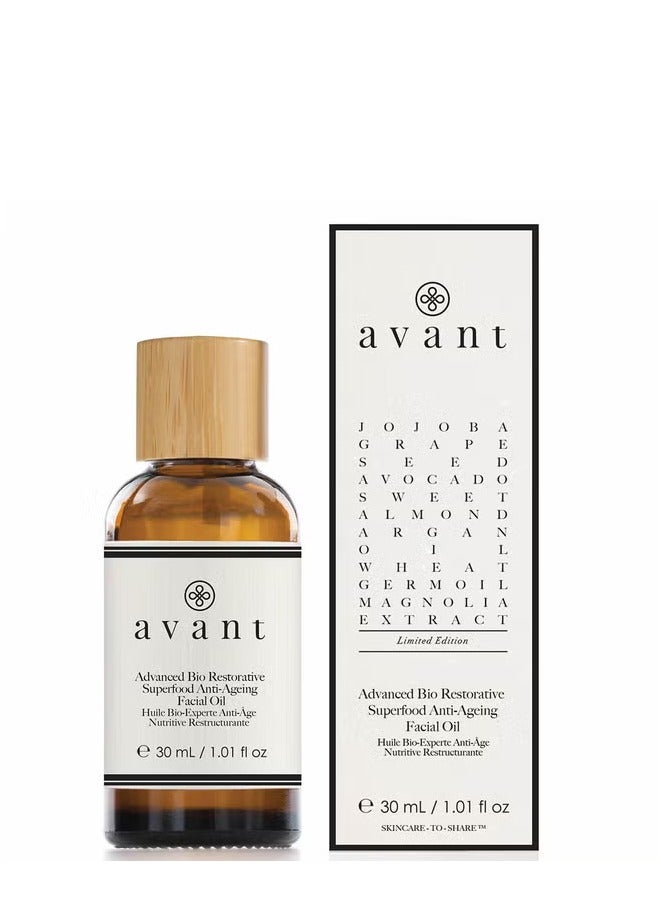 Avant Skincare Avant Skincare Limited Edition Advanced Bio Restorative Superfood Facial Oil 30ml  - Image 1