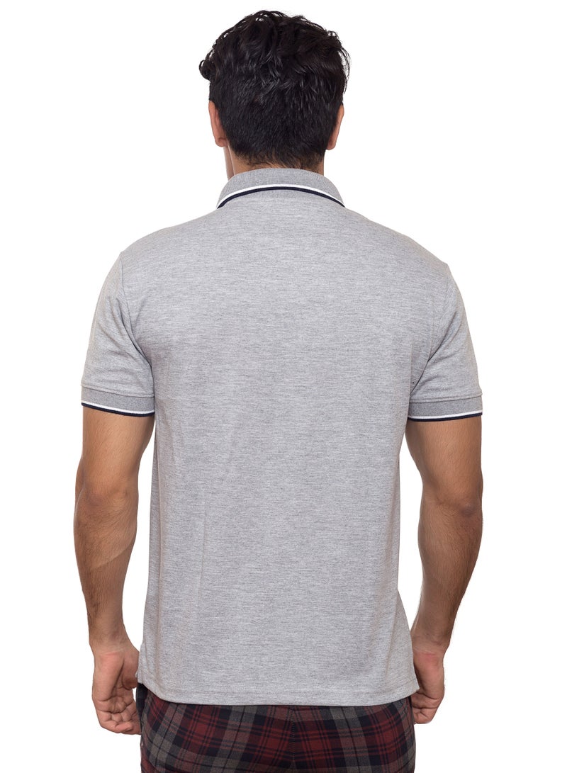 SANTHOME Men's Dry n Cool Polo Shirt for Office Gym Daily Use Comfort Wear  - Image 4
