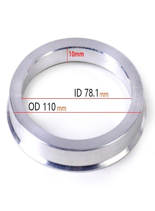 ZHTEAPR 4pc Wheel Hub Centric Rings 110 to 78.1 OD 110mm ID 78.1mm - Aluminium Alloy Wheel Hubrings 78.1 to 110 - Image 4
